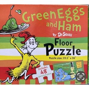 Dr. Seuss Green Eggs and Ham Puzzle - Red, Green, Yellow